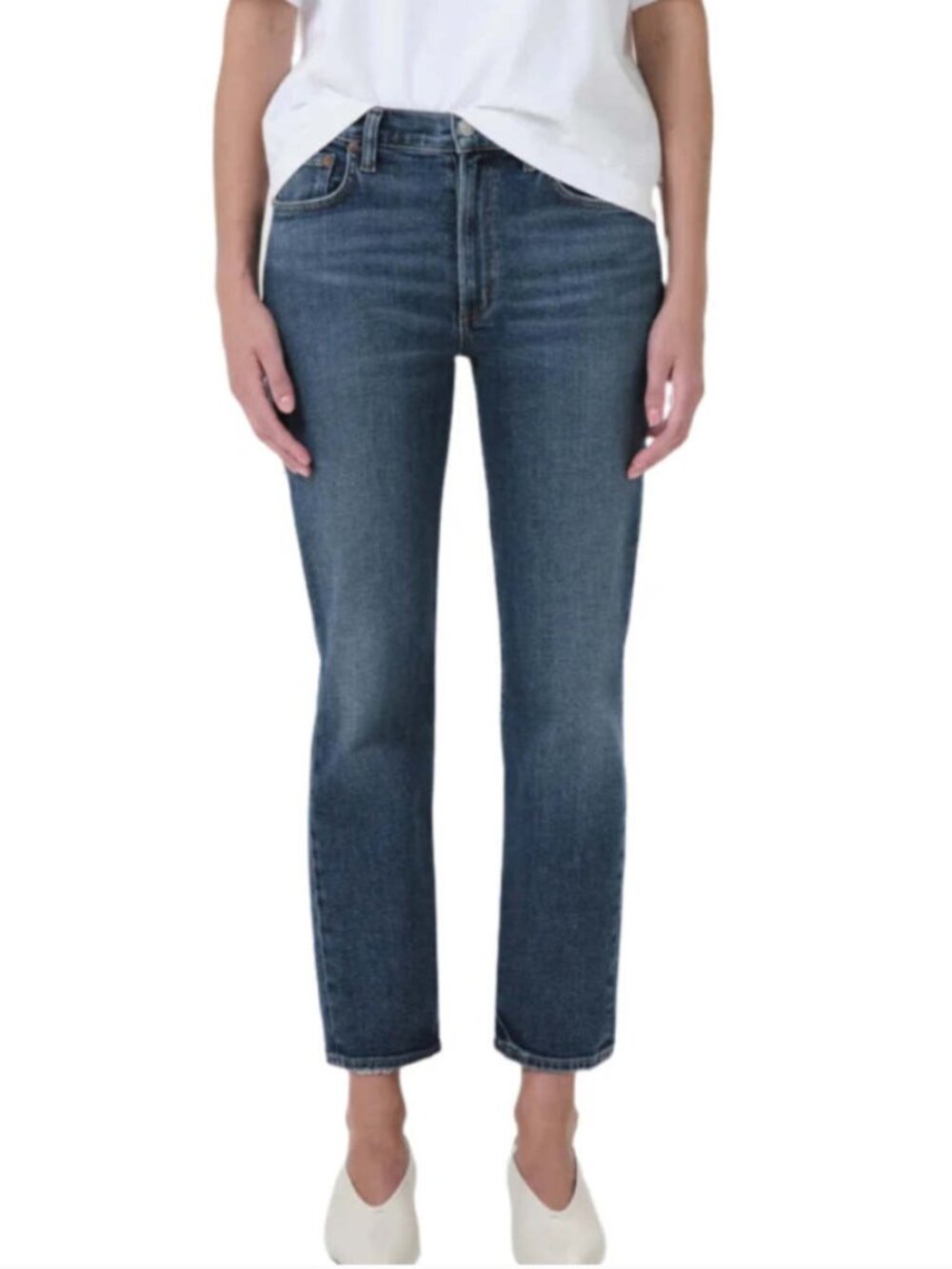 AGOLDE Kye Straight Leg Jeans in Control Size 25